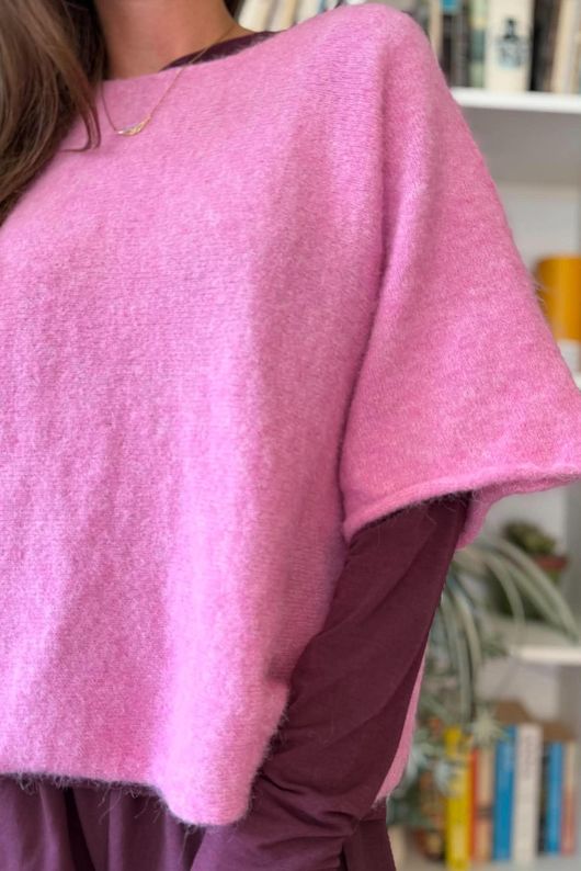 Clemmie Box Knit Candy Marl